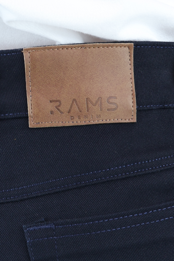 Pantalón Slim Fit Azul Marino De Gabardina Algodón Para Caballero